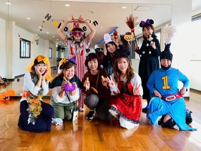 ハロウィンパーティー　よさこい教室